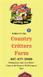 Mobile Screenshot of countrycrittersfarm.com